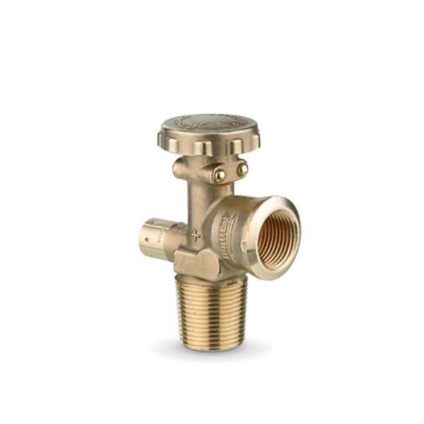 LPG CYLINDER HANDWHEEL VALVES: WITH POL-OUTLET - 452-3-a SERIES